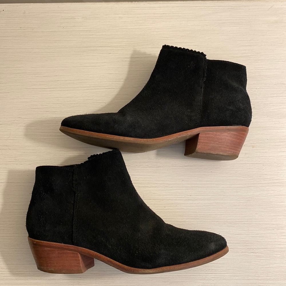 Jack Rogers Black Suede Booties 7